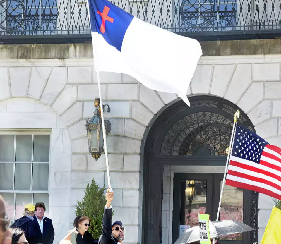 Torrington Flag Fight: Satanology Challenges Christian Display